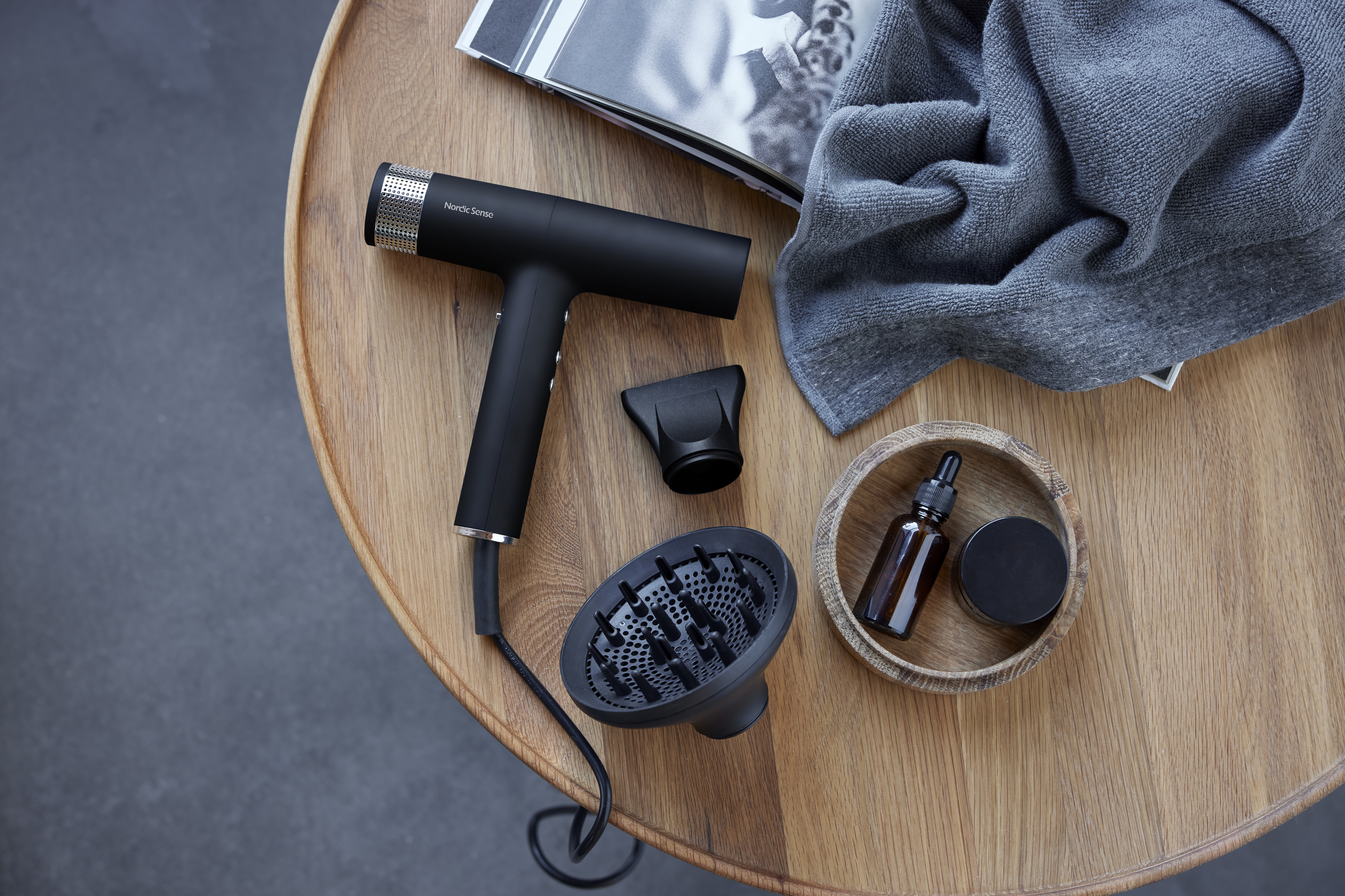 Nordic Sense Hårtørrer 2000 watt Sort